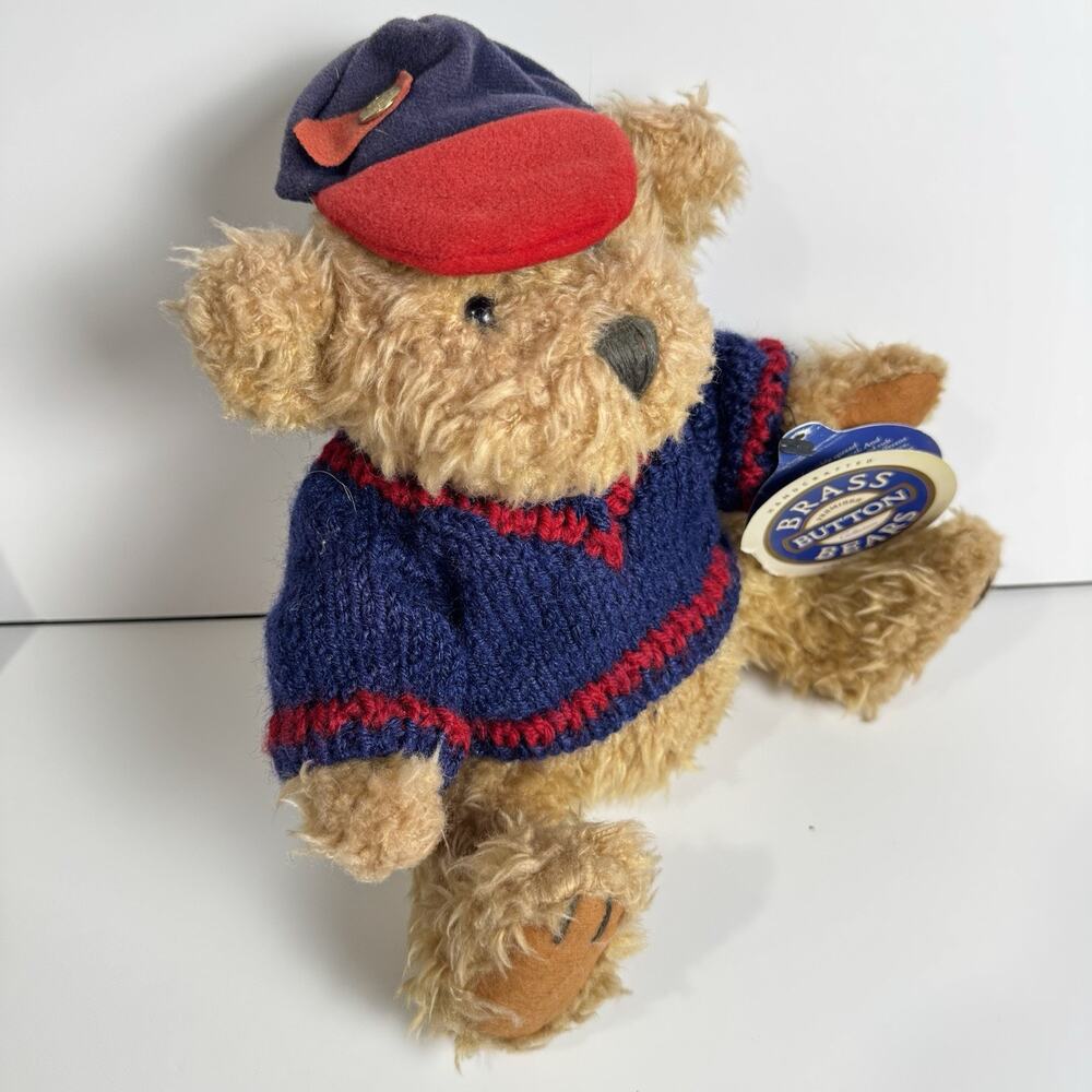 BRASS BUTTON BEARS- TULLY Premier Collection Teddy Bear Handcrafted 1991-2001